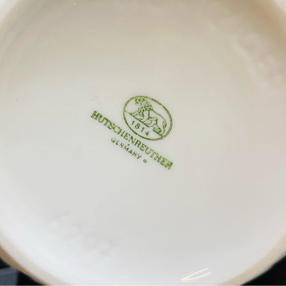 Hutschenreuther Matt White Bisque 5.5"  Vase by Achtziger OP ART 70´s Leaves - Picture 7 of 14